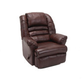 Ridgeland Leather Match Chaise Recliner