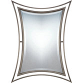 Perry Mirror in Antique Nickel