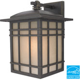 Hillcrest Medium Flourescent  Outdoor Wall Lantern in Imperial Bronze - Energy Star
