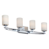Taylor Four Light Bath Vanity in Polished Chrome