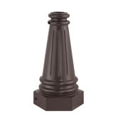 Outdoor Post Skirt in Medici Bronze
