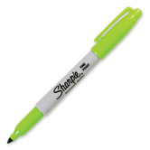 Permanent Marker, Fine Point, Lime