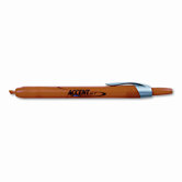 Accent Retractable Highlighter, Micro Chisel Tip, Orange Ink, 12 per Pack
