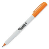 Permanent Marker, Ultra Fine Point, Orange