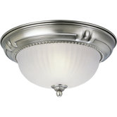 Huntington Forged Bronze 2 Light Flush Mount
