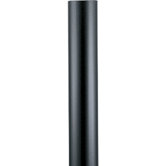 12' Black Aluminum Lantern Post