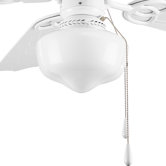 One Light Energy Star Schoolhouse Ceiling Fan Light Kit