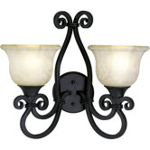 Thomasville Guildhall Wall Sconce in Forged Black