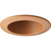 4" Recessed Open Baffle Trim in Chestnut
