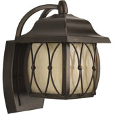 Montreux One Light Small Wall Lantern in Antique Bronze