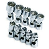 Socket Set Flex 1/4In. Drive 10Pc Metric 6 Piece