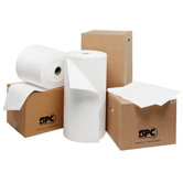Oil Plus� Sorbents - 15"x19" perforated absorbent pad dimpled