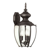 Park Avenue 19"  Outdoor Wall Bracket in Painted Bronze
