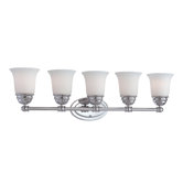 Bella Five Light Bath Lamp in Chrome