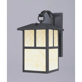 Nova Scotia  Outdoor Wall Lantern in Textured Black- Energy Star