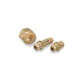 1/4" NPT X 3" Long Male Brass Regulator Nipple With Inserted Filter CGA 540