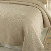 French Tile Bedspread in Gold