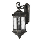 Regal Wall Lantern in Black Granite