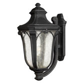 Trafalgar 26.5" x 12" Outdoor Hanging Lantern in Museum Black - Energy Star Optional