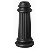 Lighting Post Wrap Base in Black