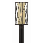 Elm Outdoor Post Lantern in Regency Bronze