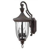 Oxford Outdoor Wall Lantern in Midnight Bronze