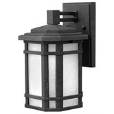 Cherry Creek Outdoor Wall Lantern in Vintage Black