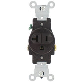 Commercial Grade Straight Blade Single Receptacle