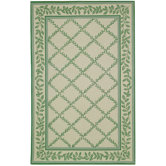 Chelsea Ivory/Green Wilton-Trellis Rug
