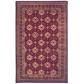 Classic Dark Red/Beige Rug
