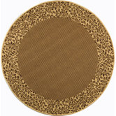 Courtyard Leaves Border Rug