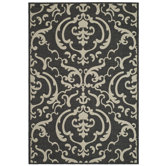 Courtyard Black/Sand Rug