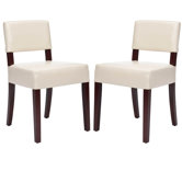 Jacob Bicast Leather Side Chair (Set of 2)