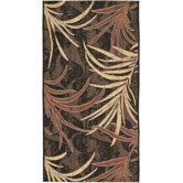 Courtyard Black/Cr&egrave;me Rug
