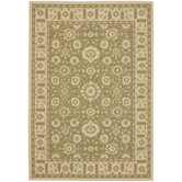 Courtyard Green/Cr&egrave;me Flowers Rug