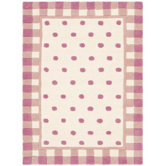 Ivory/Pink Novelty Rug