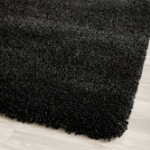 California Shag Black Rug