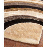 Miami Shag Beige/Multi Rug