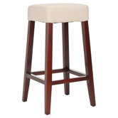 Isabella Barstool in Cream Linen