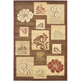 Lyndhurst Brown/Multi Squared Rug