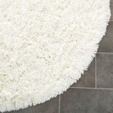 Shag White Rug
