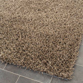 Shag Light Brown Rug