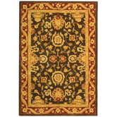 Anatolia Charcoal / Red Rug