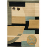 Porcello Tan/Multi Flower Rug