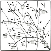 Wought Iron Tealight Wall Decor