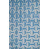 Dhurries Light Blue/Ivory Rug
