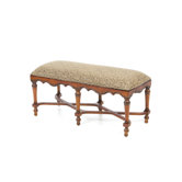 Brittany Paisley Wooden Bench