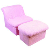 Cloud Chair and Ottoman Set