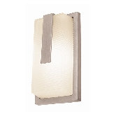 Neptune 13" x 7"  Wall Sconce with Ribbed Frosted Glass