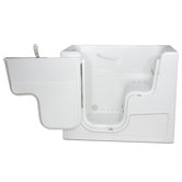 Mohave 29" x 52" Wheelchair Accessible Whirlpool Walk In Bath Tub In White